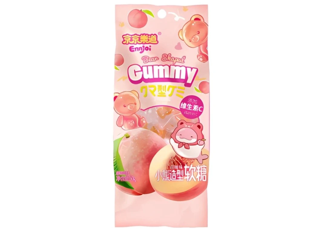 ENNJOI White Peach Bear Shaped Gummy 50g