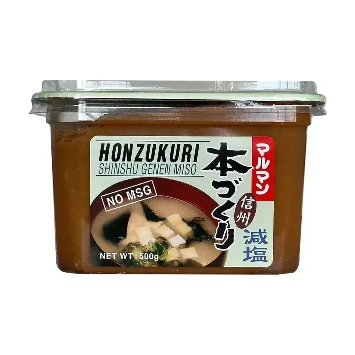 HONZUKURI Miso Paste (Less Salt) 500g