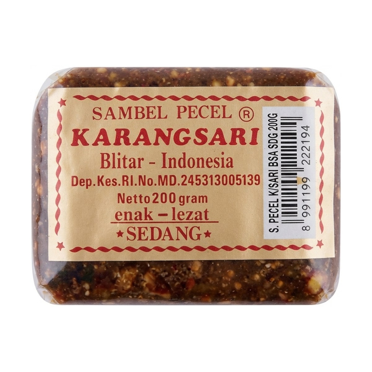 KARANGSARI Bumbu Pecel Medium Hot 200g
