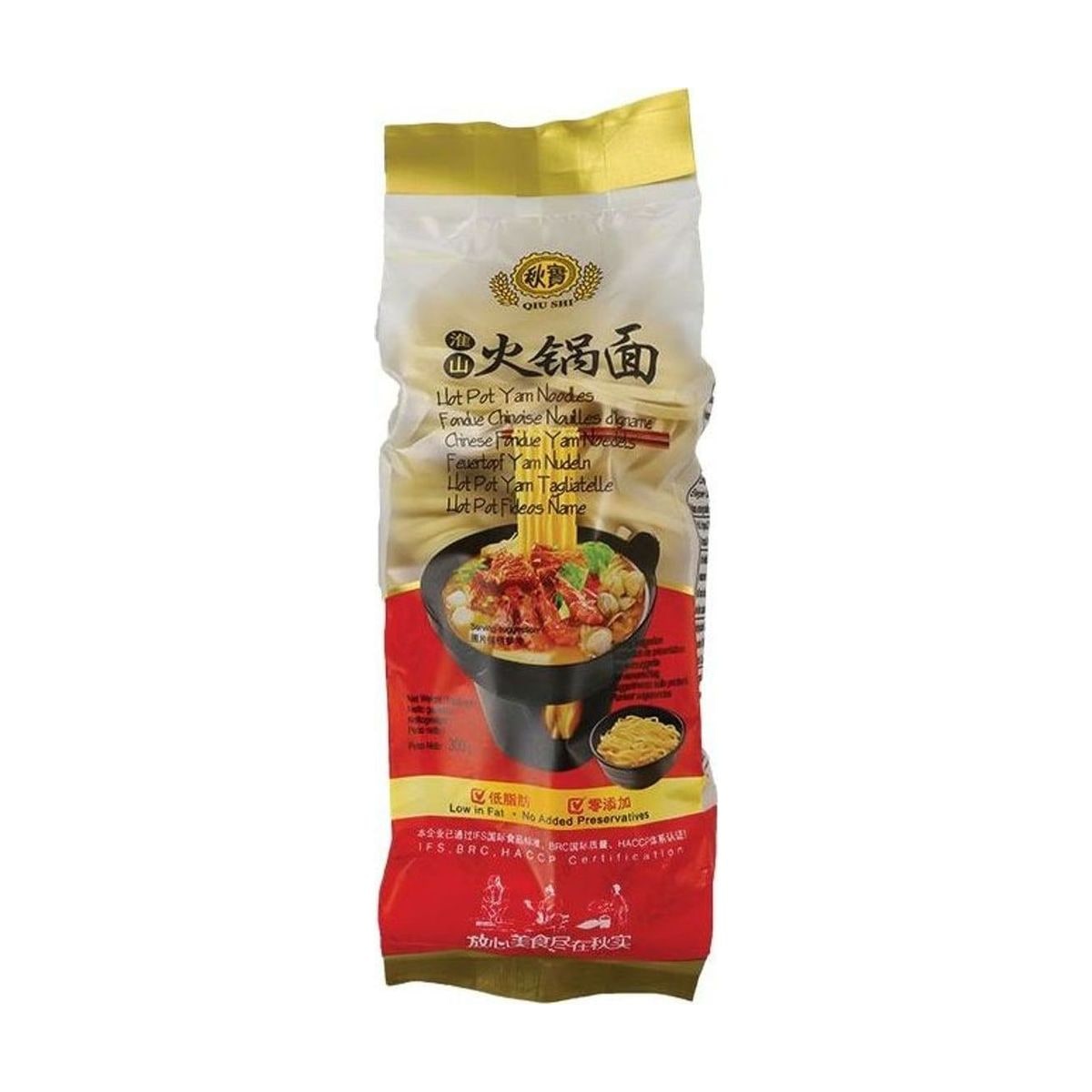 QIUSHI Hot Pot Yam Noodles 300g