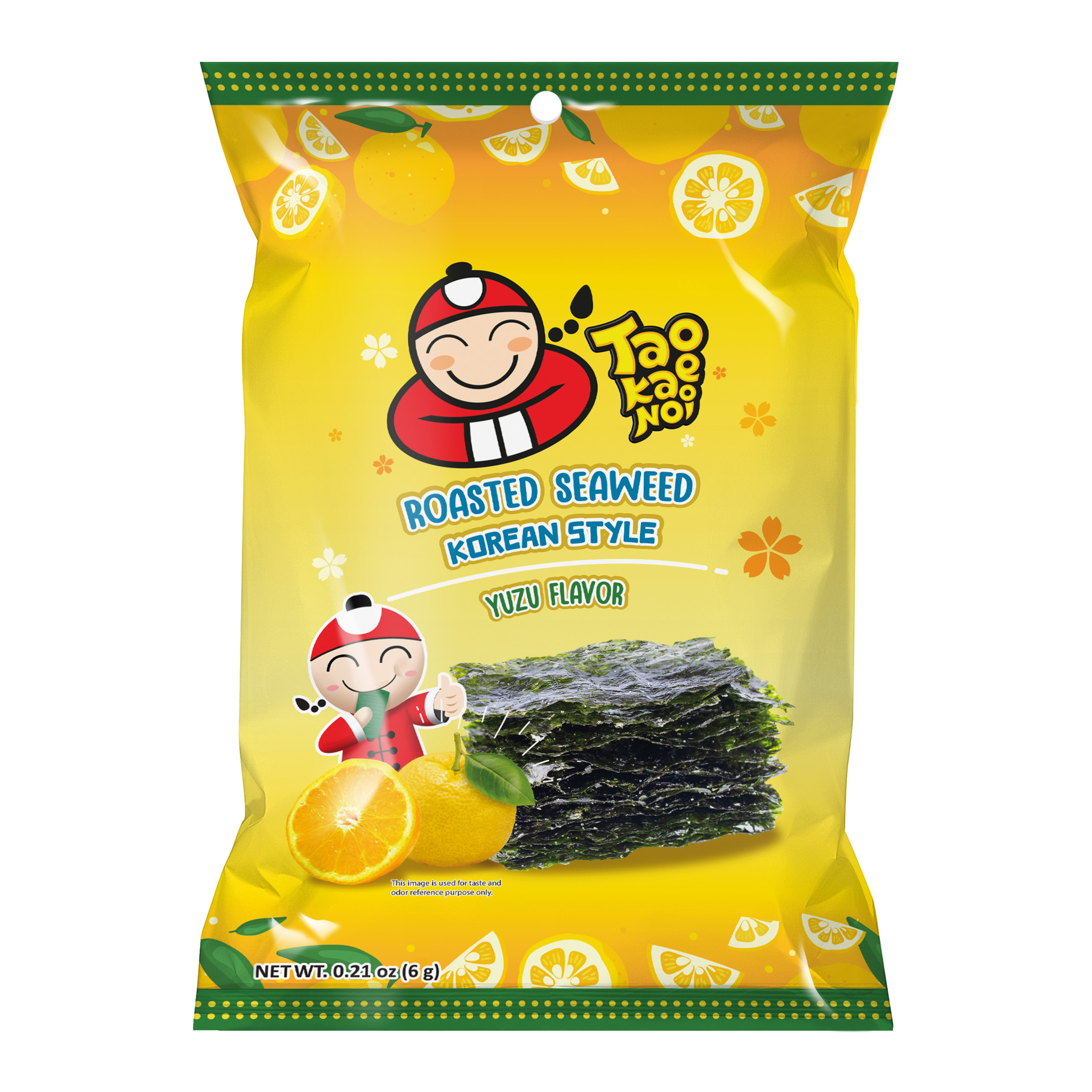 TAOKAENOI Roasted Seaweed Korean Style Yuzu 6g